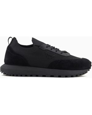 Emporio Armani Low-Top Trainers - Black