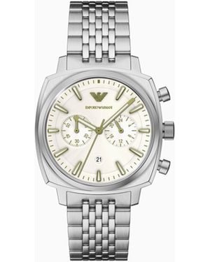Emporio Armani Quartz Chronograph Watch - White