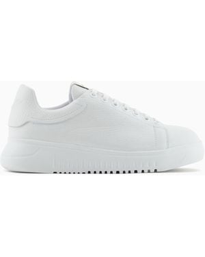 Emporio Armani High-Top Trainer - White