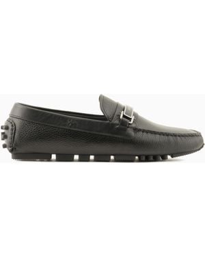 Emporio Armani Stirrup Bar Loafer - White