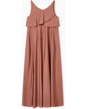 Emporio Armani Icon Modal Muslin Long Dress - Pink