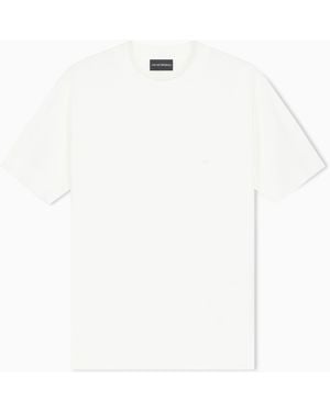 Emporio Armani Travel Essential Lyocell Blend Jersey T-Shirt - White