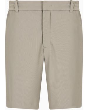 Emporio Armani Bermudashorts Aus Stretch-Nylon - Grau
