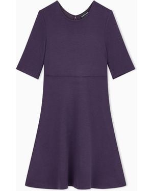 Emporio Armani Unlined Dress - Purple
