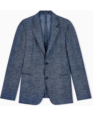 Emporio Armani Casual Jackets - Blue