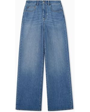 Emporio Armani Five-Pocket Wide-Leg Jeans - Blue