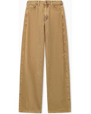 Emporio Armani Five-Pocket Corduroy Trousers Boteh Capsule - Natural