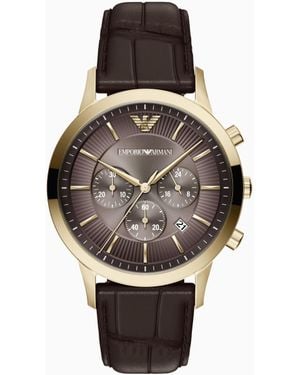 Emporio Armani Archetipo Quartz Chronograph Watch - White