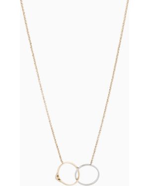 Emporio Armani Two-Tone Stainless Steel Id Necklace - Metallic