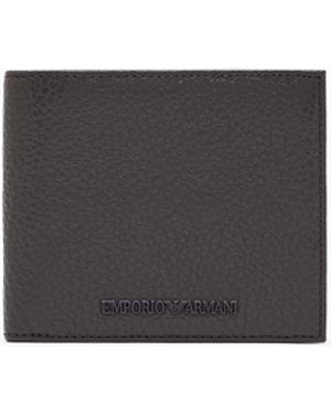 Emporio Armani Tumbled Leather Wallet - White