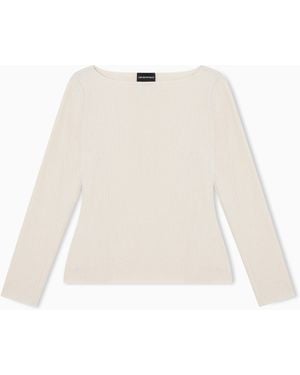 Emporio Armani Long Sleeves T-Shirts - White