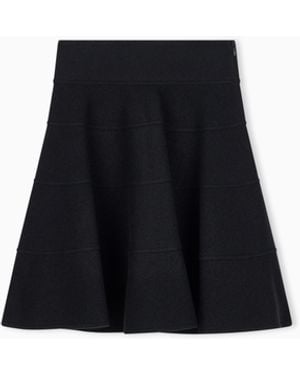 Emporio Armani Unlined Skirt - Black