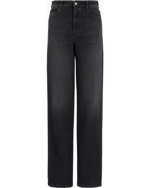 Emporio Armani Jeans J4B Vita Media E Gamba Dritta - Blu