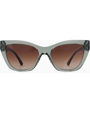Emporio Armani Gafas De Sol Estilo Ojo De Gato Para Mujer - Verde