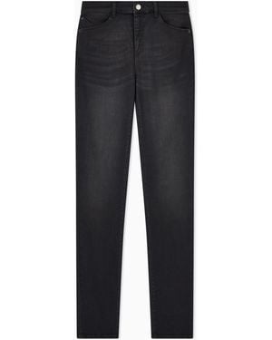 Emporio Armani High Rise Jeans - Black