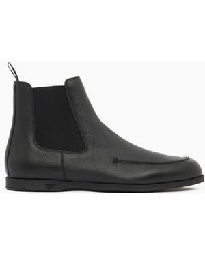 Emporio Armani Chelsea Boots - Black