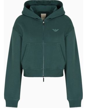 Emporio Armani Sweat-Shirt En Jersey Avec Logo En Relief Capsule New York Asv - Vert