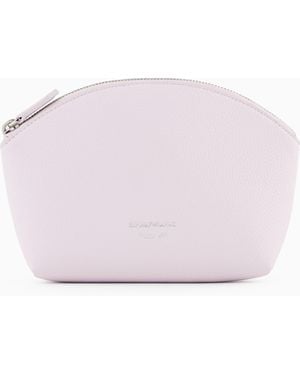 Emporio Armani Myea Deer-Print Washbag - Pink