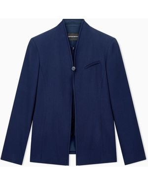 Emporio Armani Jacket With Bib - Blue