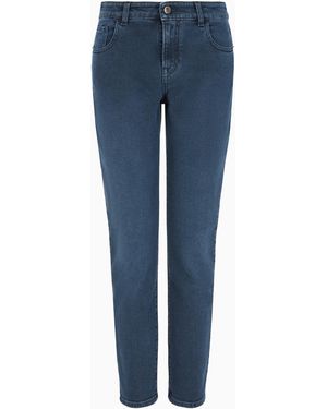Emporio Armani Jeans J36 Vita Media E Gamba Dritta - Blu