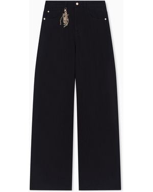 Emporio Armani Lunar New Year J8B Relaxed-Fit Jeans - Blue