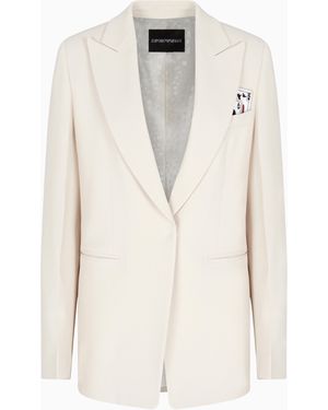 Emporio Armani Blazer Monopetto - Bianco