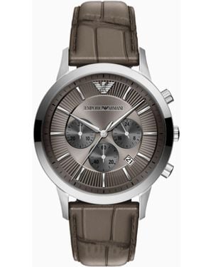 Emporio Armani Archetipo Quartz Chronograph Watch - White