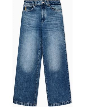 Emporio Armani Armani Jeans J4J Straight-Fit Denim Jeans - Blue