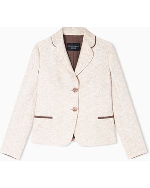 Emporio Armani Icon Jacket - Natural