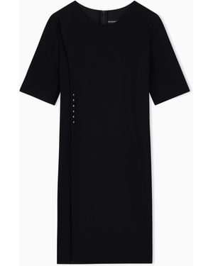 Emporio Armani Unlined Dress - Black