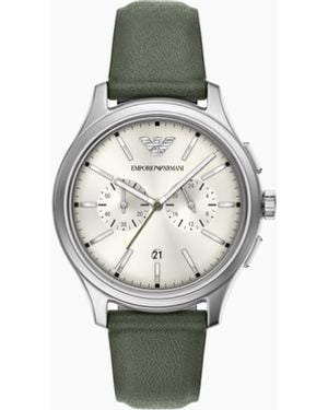 Emporio Armani Quartz Chronograph Watch - White