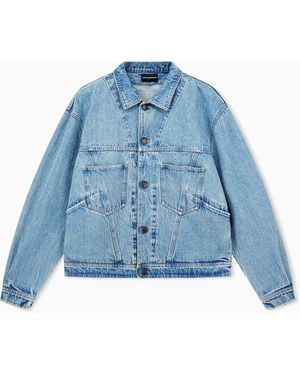 Emporio Armani Blouson Jacket - Blue