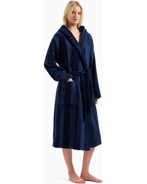 emporio-armani-navy-Peignoir-