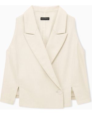 Emporio Armani Waistcoat - Natural