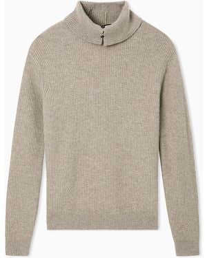 Emporio Armani Turtleneck Jumper - White
