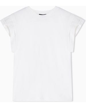 Emporio Armani T-Shirt Relaxed Fit - Bianco