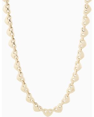 Emporio Armani Heart Chain Necklace - Natural
