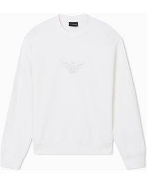 Emporio Armani Sudaderas Sin Capucha - Blanco