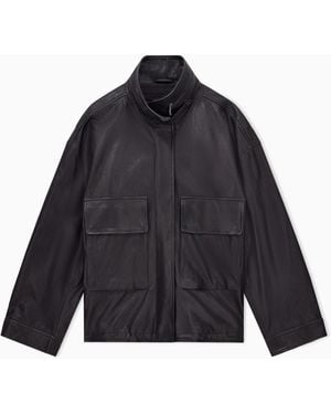 Emporio Armani Overfit Blouson - Blue