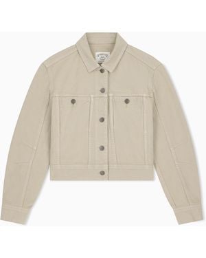 Emporio Armani Armani Jeans Denim Jacket - Natural