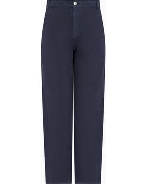 Emporio Armani J4H Icon Oval-Leg Jeans - Blue
