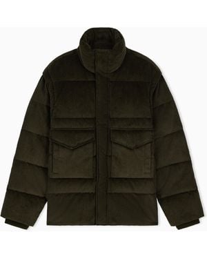 Emporio Armani Down Waistcoat Over Fit - Black