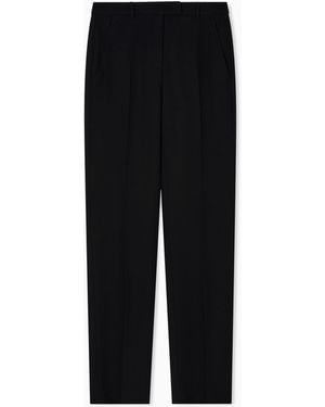 Emporio Armani Asv Waffle Weave Technical Fabric Pants - Black