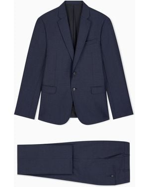 Emporio Armani Lined Suit - Blue
