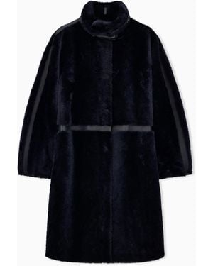 Emporio Armani Reversible Coat - Blue