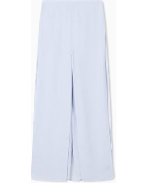 Emporio Armani Technical Georgette Culottes - White