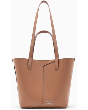 Emporio Armani 1981 Leather Shoulder Bag - White