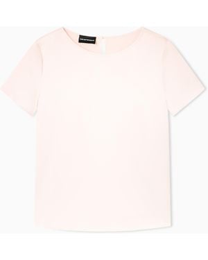 Emporio Armani Satin Blouse - Pink