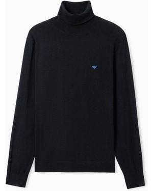 Emporio Armani Turtleneck Jumper - Black