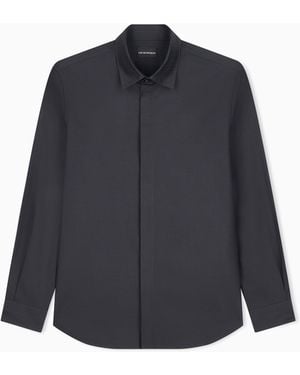 Emporio Armani Regular Fit Shirt - Blue